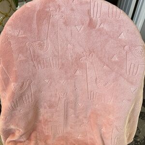 3/$25 Pink Llama Patterned Blanket